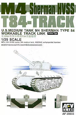 Afv Club - M4 Sherman HVSS T84-Track 